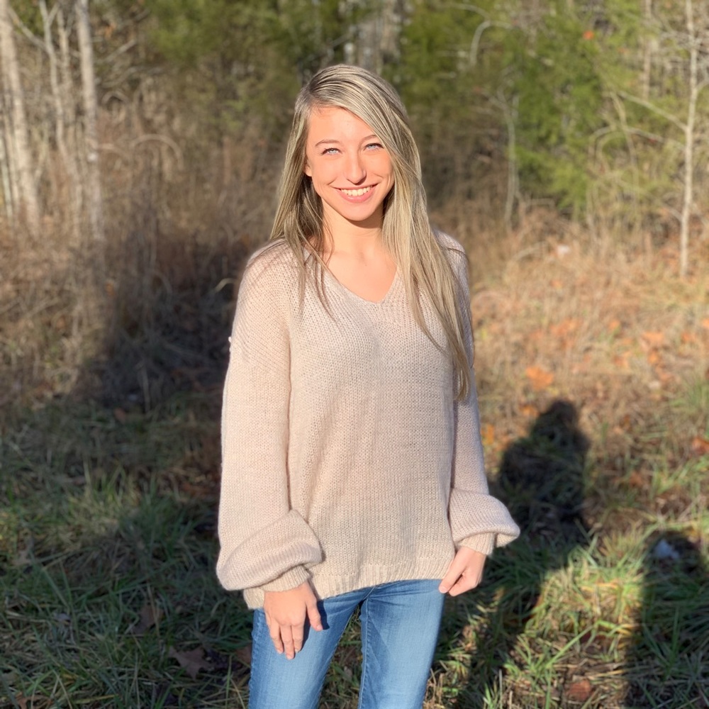Cream Rue21 sweater